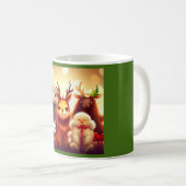 クリスマス動物1 コーヒーマグカップ (正面右)