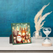 クリスマス動物8 フォトプラーク (インサイチュ)