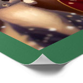 クリスマス動物8 ポスター (角)