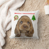 クリスマス動物 クッション (ブランケット)