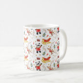 クリスマス動物 コーヒーマグカップ (正面右)