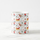 クリスマス動物 コーヒーマグカップ (中央)