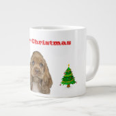 クリスマス動物 ジャンボコーヒーマグカップ (正面右)