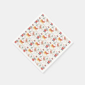 クリスマス動物 スタンダードカクテルナプキン (角)