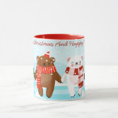 クリスマス動物 マグカップ (中央)