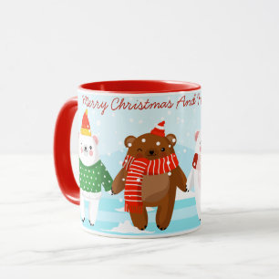 クリスマス動物 マグカップ