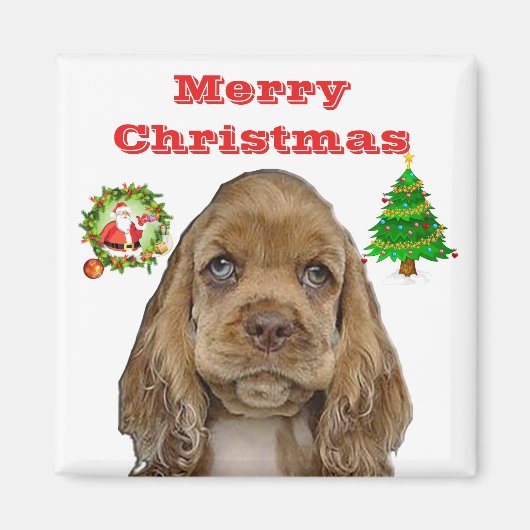 クリスマス動物 マグネット (正面)