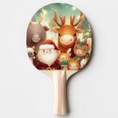 クリスマス動物(8) 卓球ラケット (裏面)