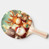 クリスマス動物(8) 卓球ラケット (横)