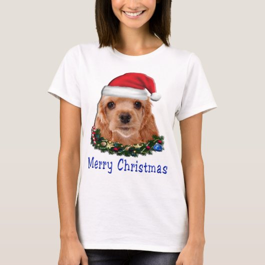 クリスマス動物 Tシャツ (正面)
