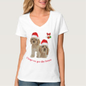 クリスマス動物 Tシャツ (正面)