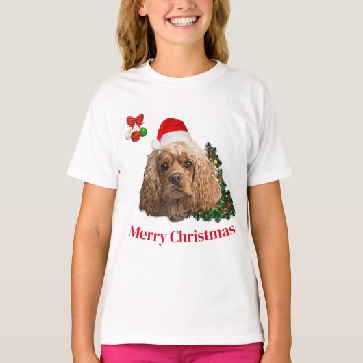 クリスマス動物 Tシャツ (正面)
