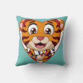 クリスマス包まれたの虎の子可愛い漫画 クッション (裏面)