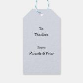 クリスマス包まれたプレゼント ギフトタグ (裏面)