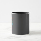 クリスマス包まれたライト付き恐竜サンタハット マグカップ (中央)