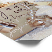 クリスマス包まれた区画 ポスター (角)