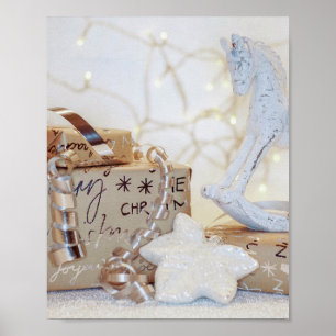 クリスマス包まれた区画 ポスター