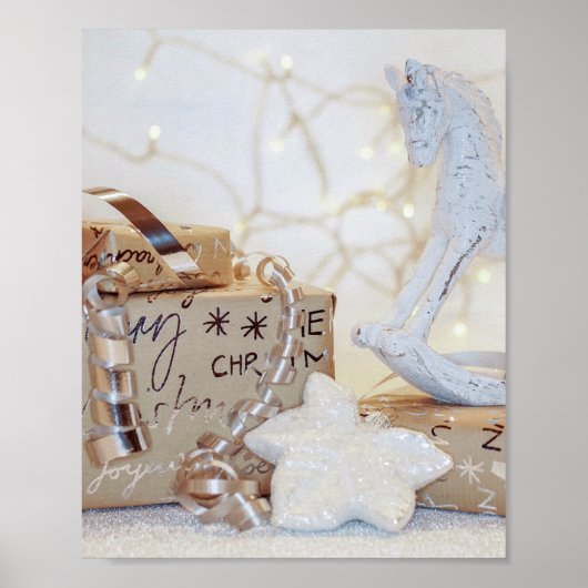 クリスマス包まれた区画 ポスター (正面)