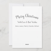 クリスマス包まれた・ギフトを満喫 シーズンカード (裏面)