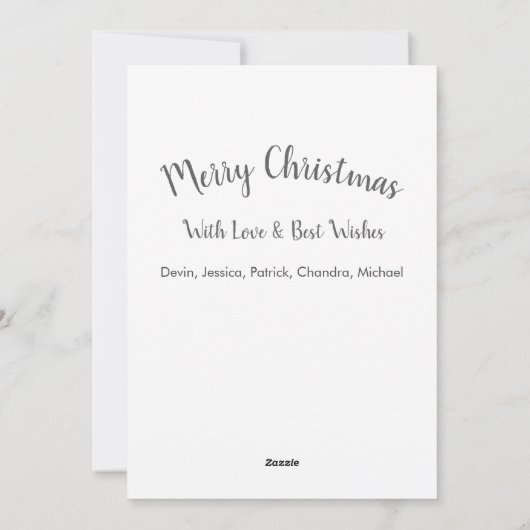 クリスマス包まれた・ギフトを満喫 シーズンカード (裏面)