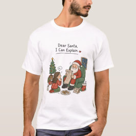 クリスマス包装は進行中 おもしろい Tシャツ