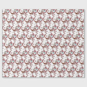 クリスマス包装紙 スノーマン ラッピングペーパー (フラット)