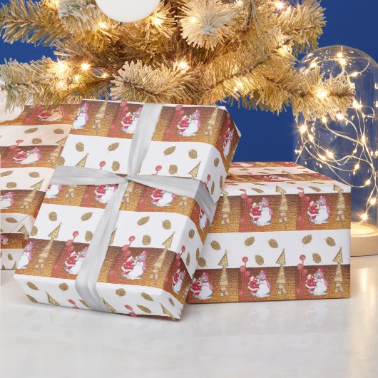 クリスマス包装紙 スノーマン ラッピングペーパー (クリスマス)