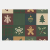 クリスマス包装紙 ラッピングペーパーシート (正面3)
