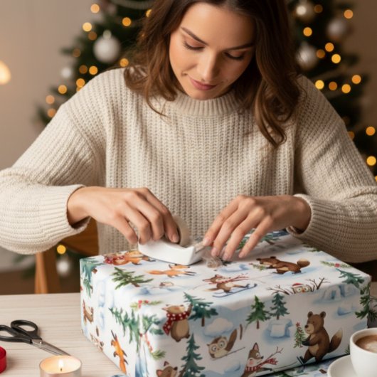 クリスマス包装紙 ラッピングペーパーシート