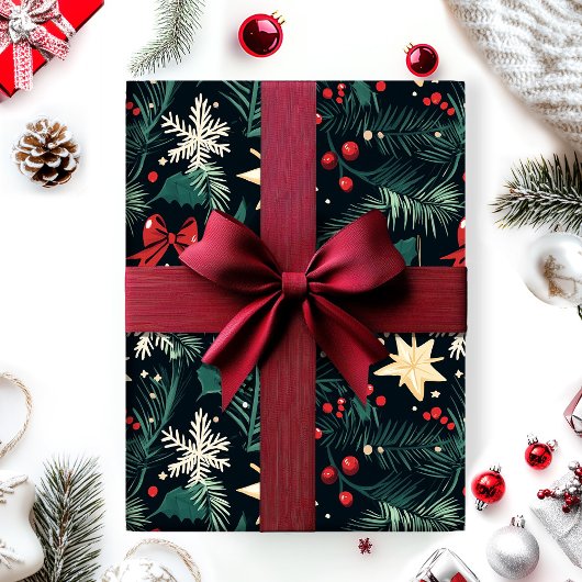 クリスマス包装紙 ラッピングペーパー