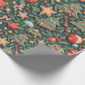 クリスマス包装紙 ラッピングペーパー (角)