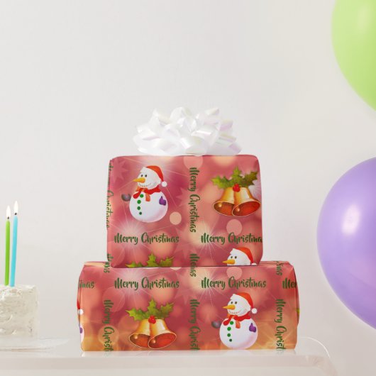クリスマス包装紙 ラッピングペーパー (パーティーギフト)