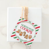 クリスマス北極クッキーギフト フェイバータグ (インサイチュ)