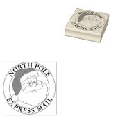 クリスマス北極メ表現ールサンタ ラバースタンプ (押印)