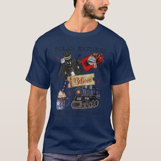 クリスマス北極極表現全国クリスマス Tシャツ (正面)