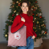 クリスマス北極表現列車小包サービス トートバッグ