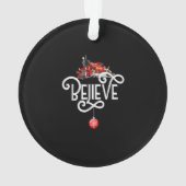 クリスマス北極表現極全クリスマス オーナメント (裏面)