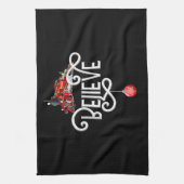 クリスマス北極表現極全クリスマス キッチンタオル (縦)