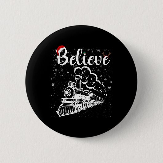 クリスマス北極表現極全クリスマス 缶バッジ (正面)