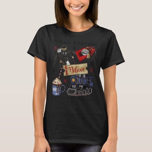 クリスマス北極表現極全クリスマス Tシャツ (正面)