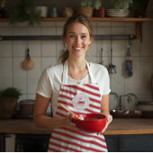 クリスマス北極表現電列パーソナライズされた エプロン