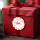 クリスマス北極表現電列パーソナライズされた ラウンドシール