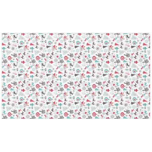 クリスマス北欧パターン テーブルクロス (正面(横))