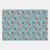 クリスマス北欧格言パターン ラッピングペーパーシート (正面2)