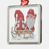 **クリスマス又は冬格言**クリスマス装飾品 メタルオーナメント (左)