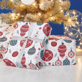 クリスマス古いスタイルパターン包装紙 ラッピングペーパー