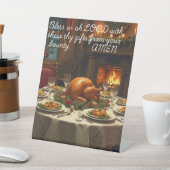 クリスマス台座テーブル祈りの言葉 台座サイン (インサイチュ)