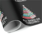 クリスマス司書Xmaの本の愛好家のために予約 ラッピングペーパー (ロールコーナー)