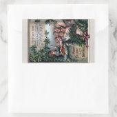 クリスマス合唱団のシール 長方形シール (バッグ)