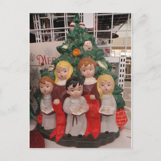 クリスマス合唱団 ポストカード (正面)